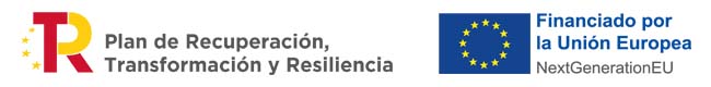 Plan de recuperación, transformación y resiliencia gobierno de españa. Financiado por la Unión Europea fondos FEDER.
